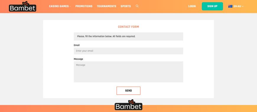 Bambet Support
