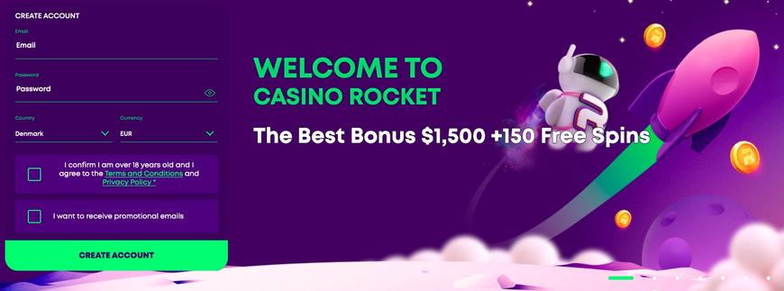 Rocket Casino Registration